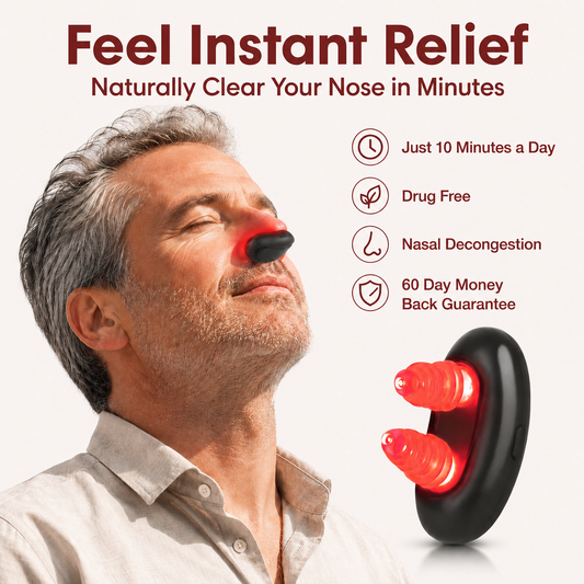 Nasal Decongestion Red Light Therapy