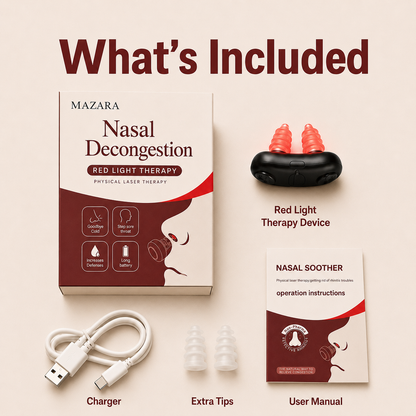 Nasal Decongestion Red Light Therapy
