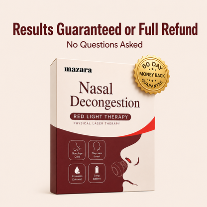 Nasal Decongestion Red Light Therapy
